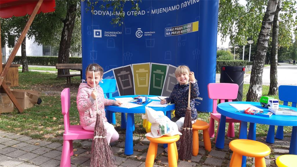 Edukacije „Odvojeno skupljanje otpada – Mijenjamo navike!“ u parku Tomislavac